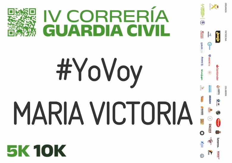 #YoVoy - MARIA VICTORIA (IV CORRERÍA GUARDIA CIVIL ZARAGOZA 2023)