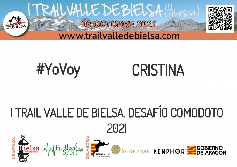 #ImGoing - CRISTINA (I TRAIL VALLE DE BIELSA. DESAFÍO COMODOTO 2021)
