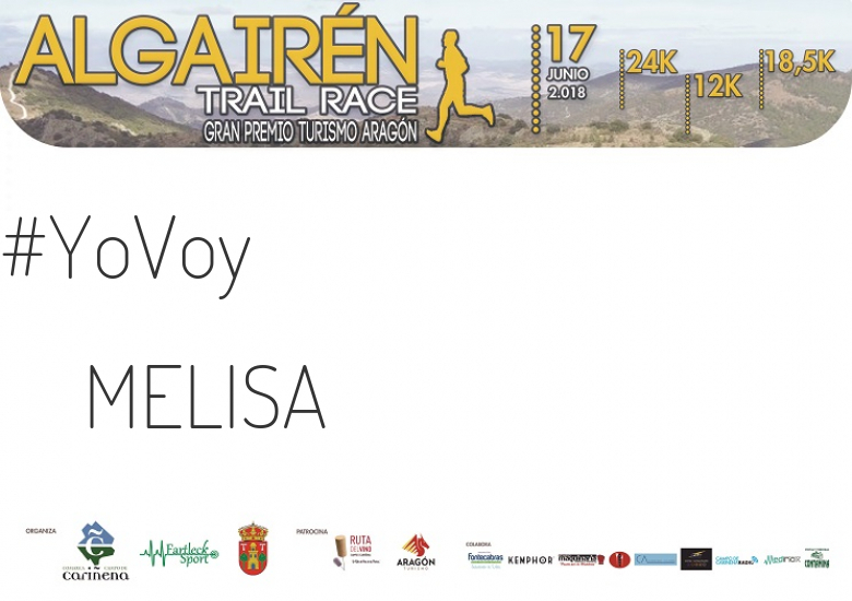 #JoHiVaig - MELISA (ALGAIREN TRAIL RACE  2018 )