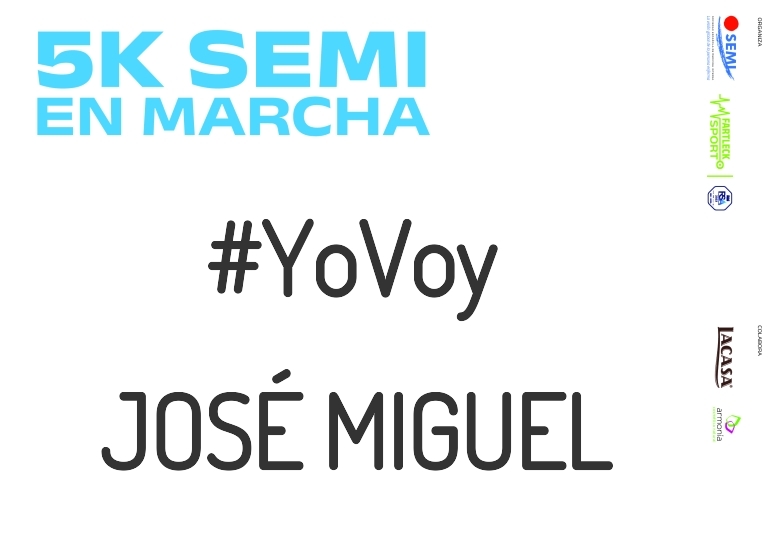 #BinDabei - JOSÉ MIGUEL (5K SEMI EN MARCHA 2023)