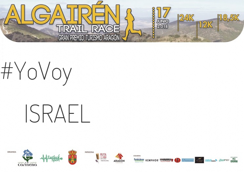 #JeVais - ISRAEL (ALGAIREN TRAIL RACE  2018 )