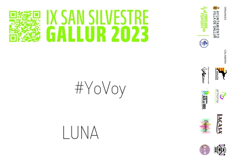 #YoVoy - LUNA (SAN SILVESTRE GALLUR 2023)