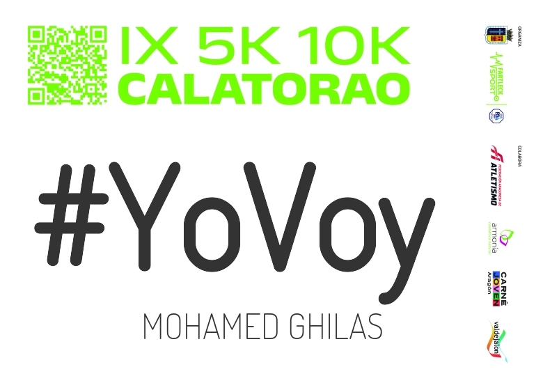 #YoVoy - MOHAMED GHILAS (IX 5K 10K CALATORAO 2025)