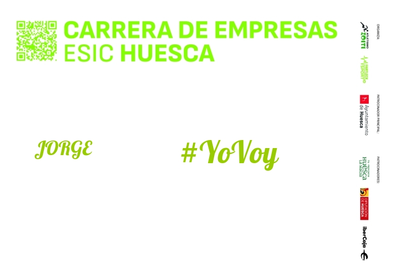 #YoVoy - JORGE (I CARRERA EMPRESAS ESIC HUESCA 2024)