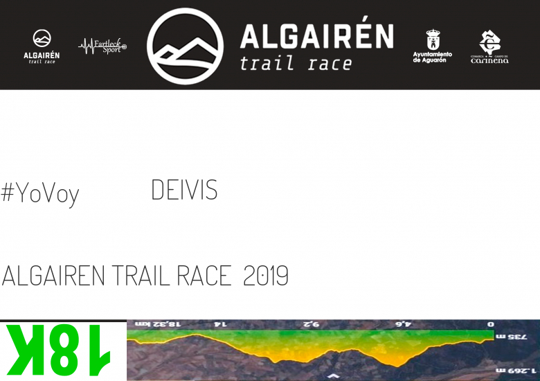 #ImGoing - DEIVIS (ALGAIREN TRAIL RACE  2019)