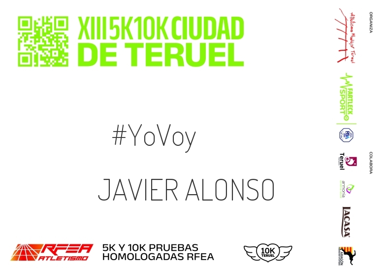 #YoVoy - JAVIER ALONSO (10K Y 5K CIUDAD DE TERUEL 2024)