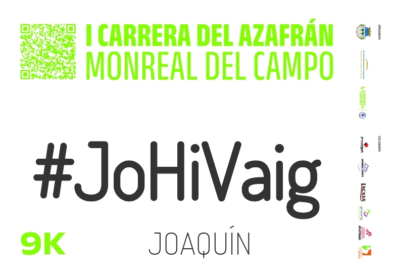 #YoVoy - JOAQUÍN (CARRERA DEL AZAFRAN MONREAL DEL CAMPO 2024)