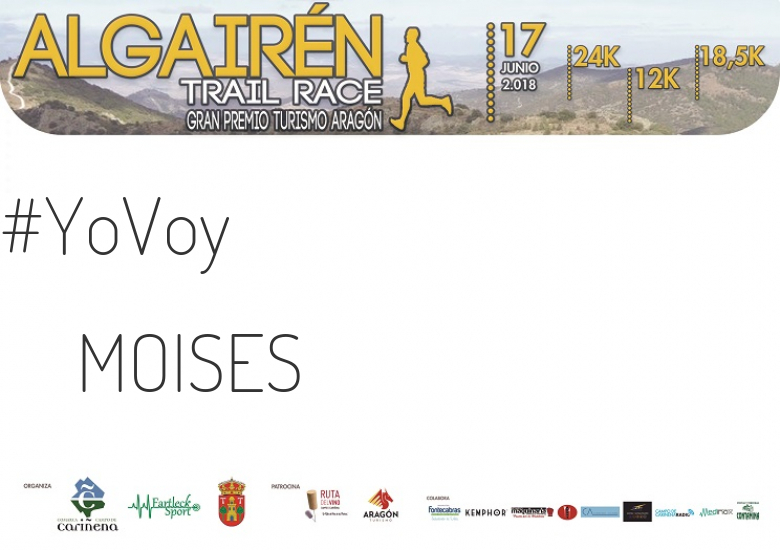 #JeVais - MOISES (ALGAIREN TRAIL RACE  2018 )
