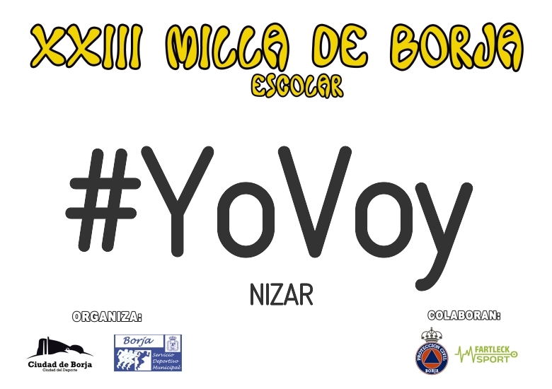 #YoVoy - NIZAR (XXIII MILLA ESCOLAR DE BORJA 2025)