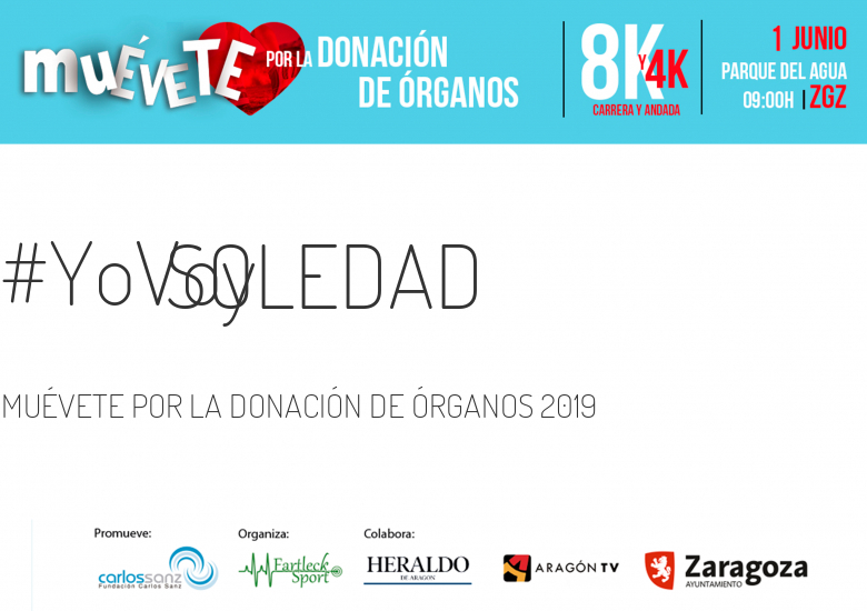 #YoVoy - SOLEDAD (MUÉVETE POR LA DONACIÓN DE ÓRGANOS 2019)