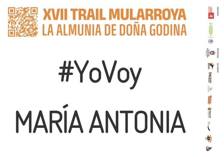 #YoVoy - MARÍA ANTONIA (XVII TRAIL MULARROYA 2023)
