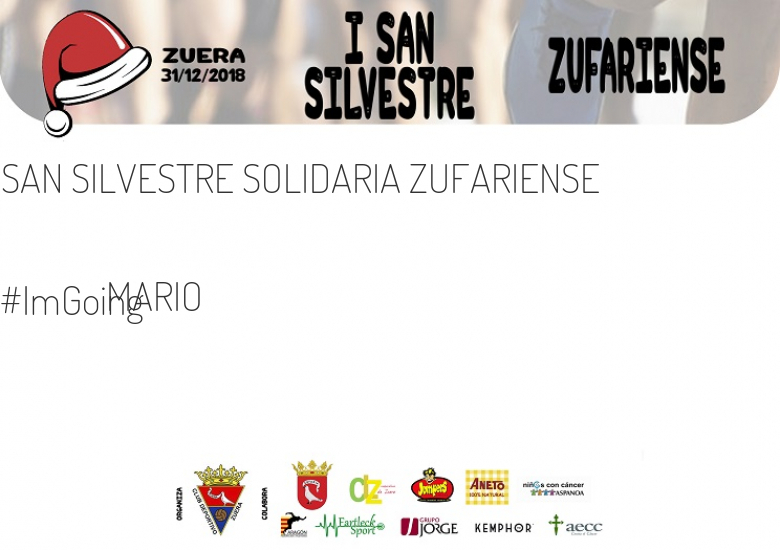 #JoHiVaig - MARIO (SAN SILVESTRE SOLIDARIA ZUFARIENSE)