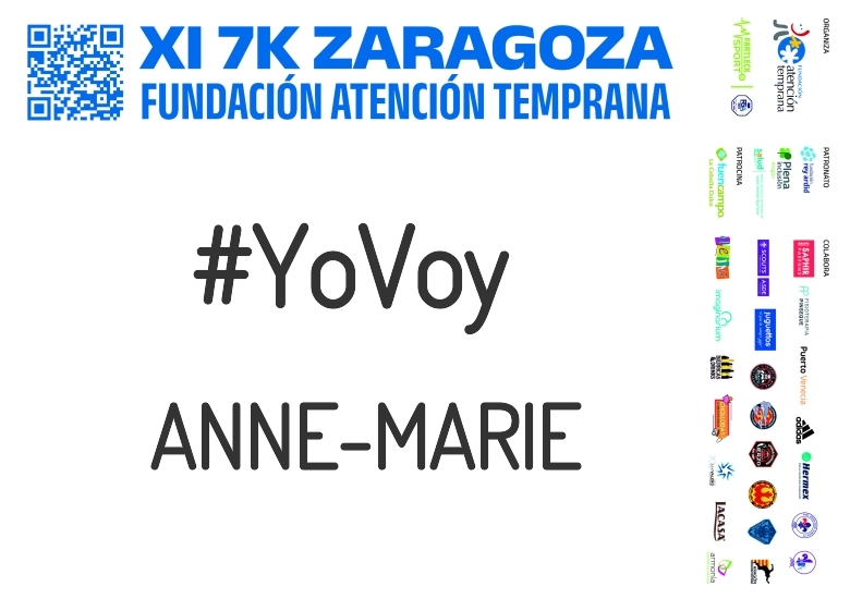 #YoVoy - ANNE-MARIE (XI 7K FUNDACIÓN ATENCIÓN TEMPRANA)