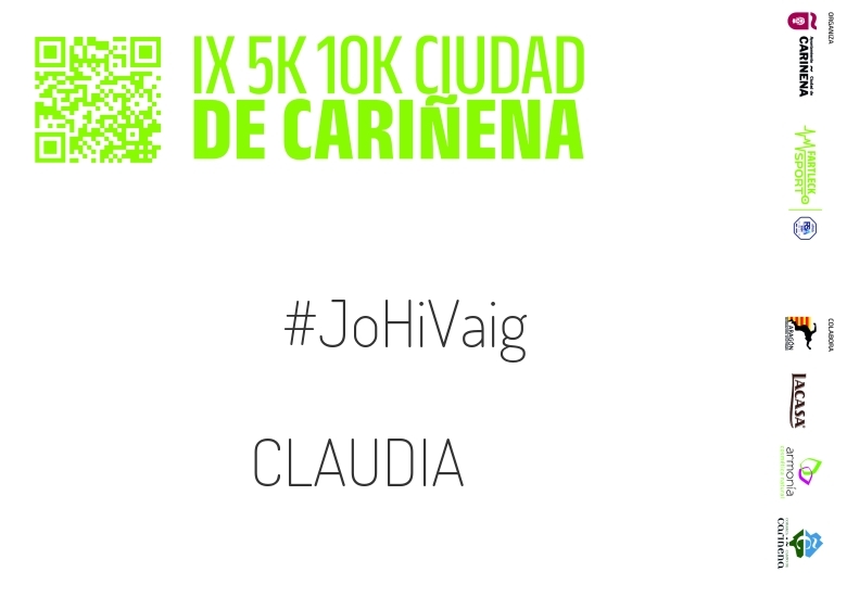 #YoVoy - CLAUDIA (IX 5K 10K CIUDAD DE CARIÑENA 2024)