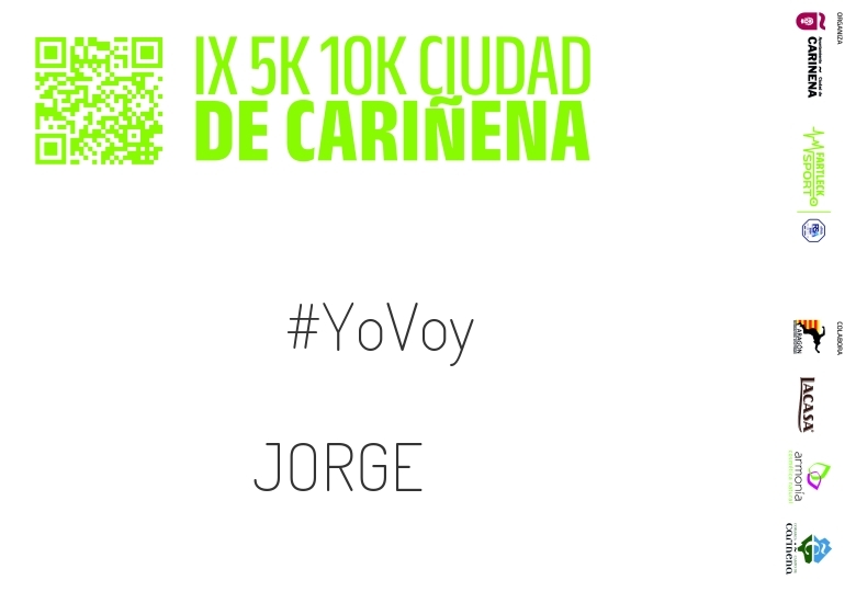 #YoVoy - JORGE (IX 5K 10K CIUDAD DE CARIÑENA 2024)