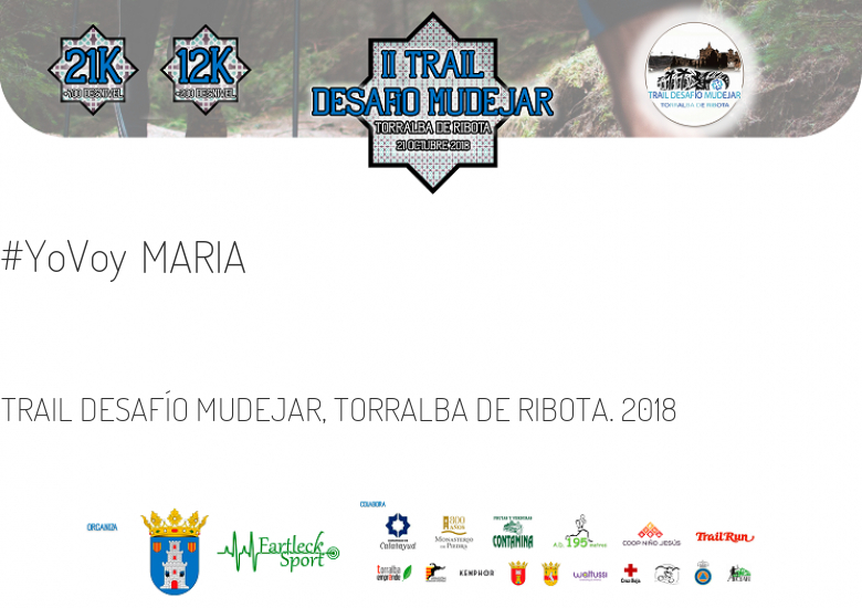 #ImGoing - MARIA (TRAIL DESAFÍO MUDEJAR, TORRALBA DE RIBOTA. 2018)