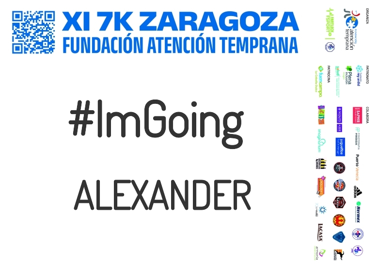 #ImGoing - ALEXANDER (XI 7K FUNDACIÓN ATENCIÓN TEMPRANA)