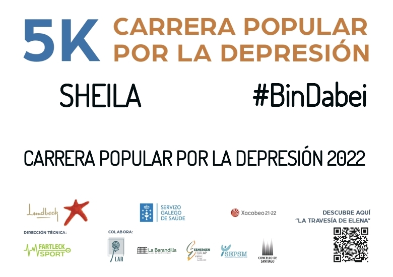 #JoHiVaig - SHEILA (CARRERA POPULAR POR LA DEPRESIÓN 2022)