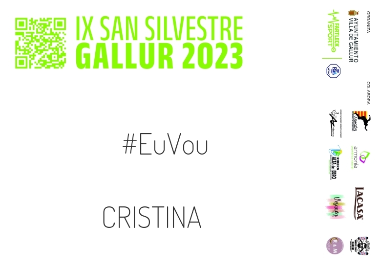 #YoVoy - CRISTINA (SAN SILVESTRE GALLUR 2023)