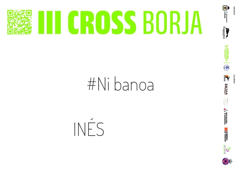 #YoVoy - INÉS (III CROSS DE BORJA 2024)