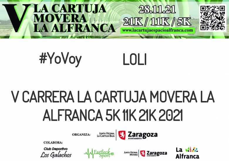 #ImGoing - LOLI (V CARRERA LA CARTUJA MOVERA LA ALFRANCA 5K 11K 21K 2021)