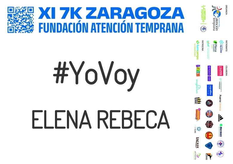 #YoVoy - ELENA REBECA (XI 7K FUNDACIÓN ATENCIÓN TEMPRANA)