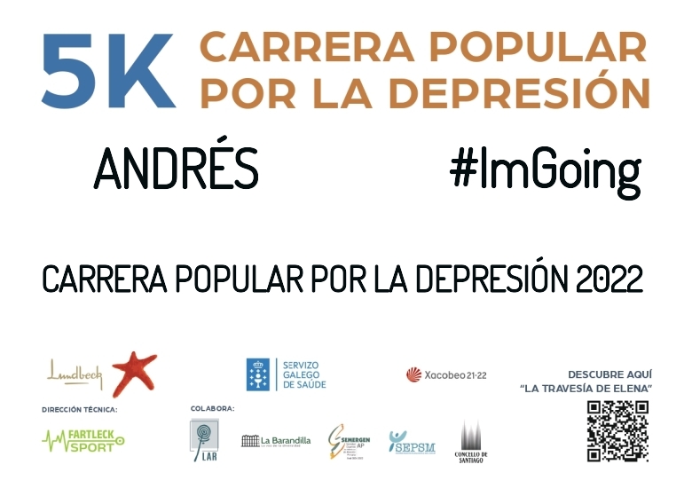 #JoHiVaig - ANDRÉS (CARRERA POPULAR POR LA DEPRESIÓN 2022)