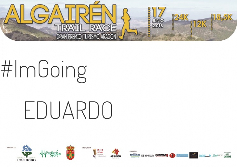 #ImGoing - EDUARDO (ALGAIREN TRAIL RACE  2018 )