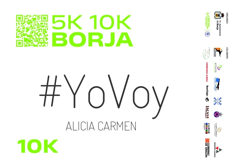 #YoVoy - ALICIA CARMEN (I 5K 10K BORJA)