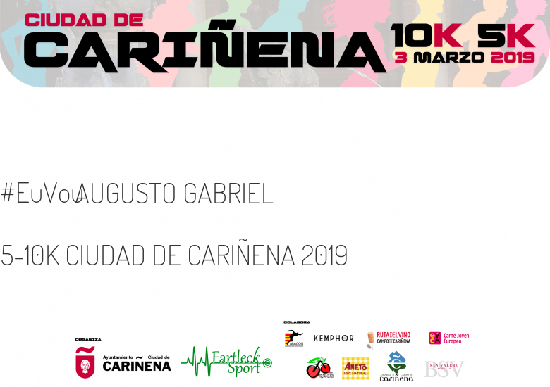 #ImGoing - AUGUSTO GABRIEL (5-10K CIUDAD DE CARIÑENA 2019)