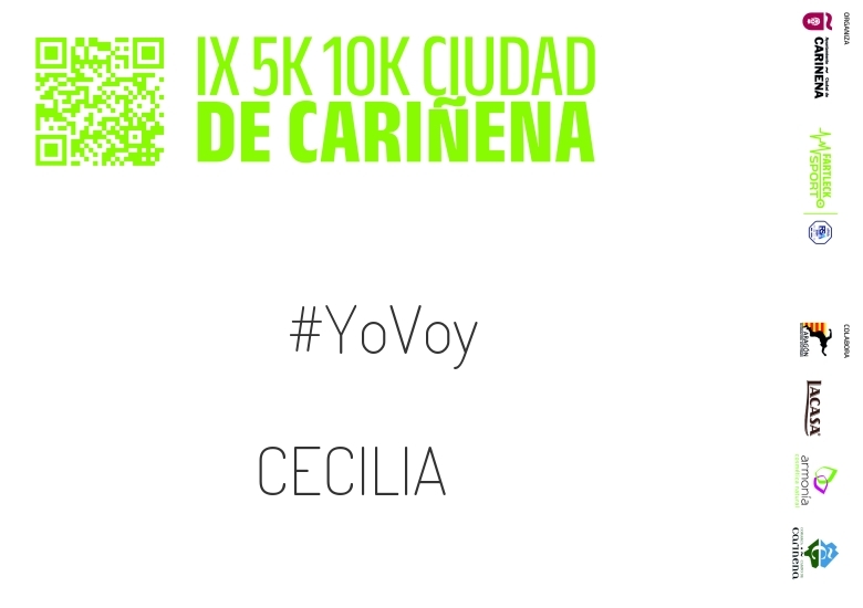 #YoVoy - CECILIA (IX 5K 10K CIUDAD DE CARIÑENA 2024)