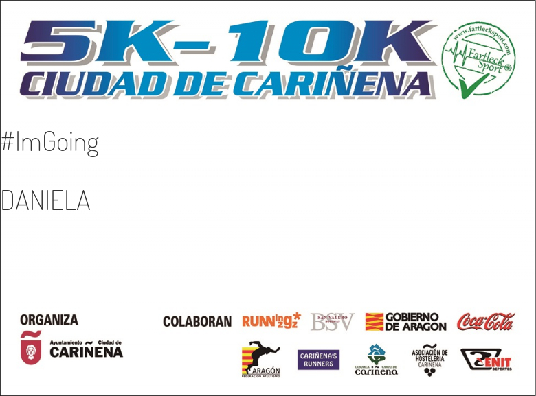 #ImGoing - DANIELA (5-10K CIUDAD DE CARIÑENA 2017)