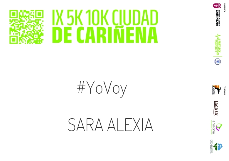 #YoVoy - SARA ALEXIA (IX 5K 10K CIUDAD DE CARIÑENA 2024)