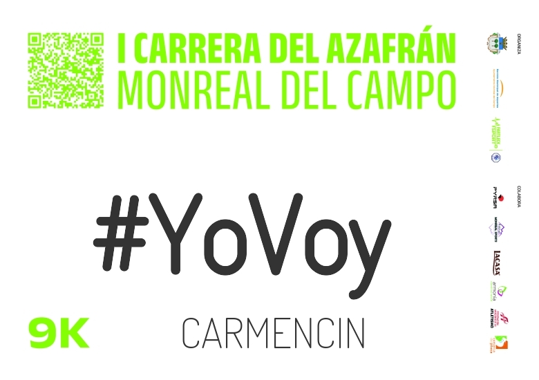 #YoVoy - CARMENCIN (CARRERA DEL AZAFRAN MONREAL DEL CAMPO 2024)