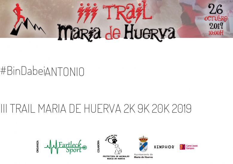 #ImGoing - ANTONIO (III TRAIL MARIA DE HUERVA 2K 9K 20K 2019)