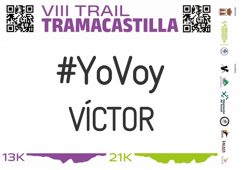#YoVoy - VÍCTOR (VIII TRAMACASTILLA TRAIL DESAFÍO BARRANCO HONDO 2023)