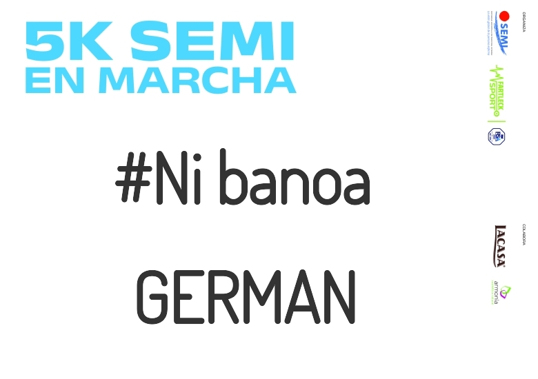 #ImGoing - GERMAN (5K SEMI EN MARCHA 2023)