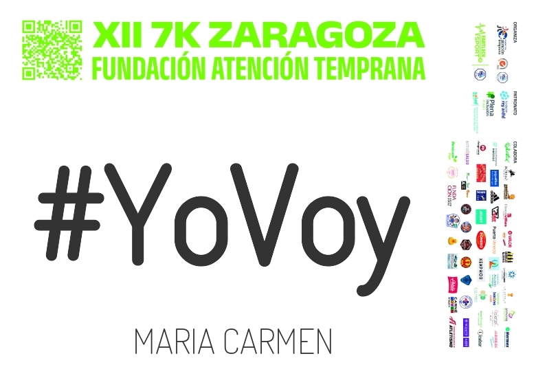 #YoVoy - MARIA CARMEN (7K FUNDACIÓN ATENCIÓN TEMPRANA 2025)