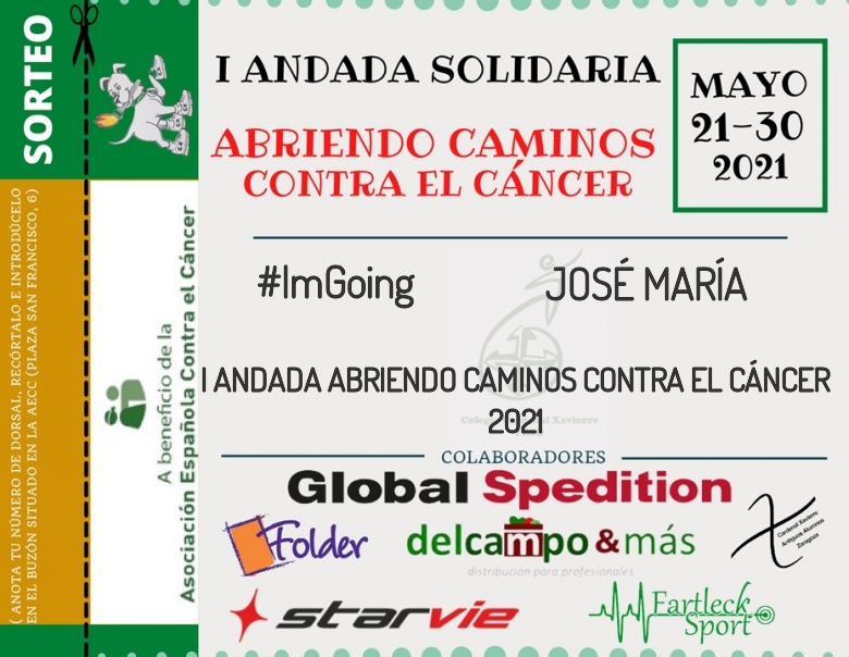 #BinDabei - JOSÉ MARÍA (I ANDADA ABRIENDO CAMINOS CONTRA EL CÁNCER 2021)