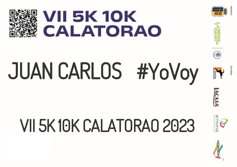 #YoVoy - JUAN CARLOS (VII 5K 10K CALATORAO 2023)