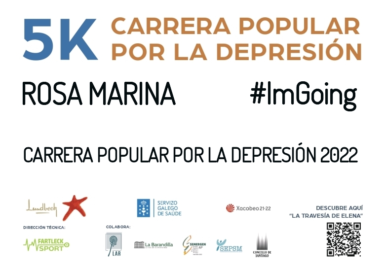 #YoVoy - ROSA MARINA (CARRERA POPULAR POR LA DEPRESIÓN 2022)
