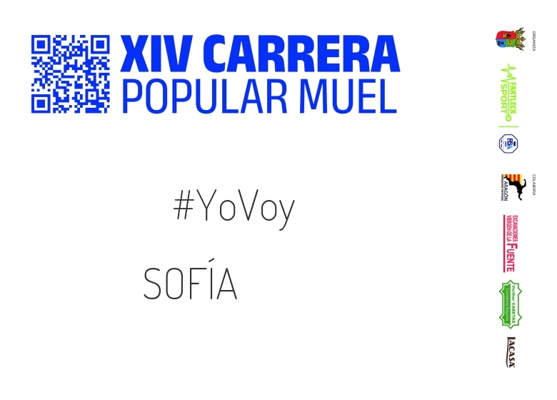 #YoVoy - SOFÍA (XIV CARRERA POPULAR MUEL 2024)