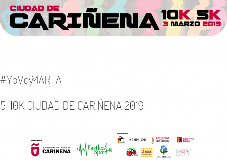 #YoVoy - MARTA (5-10K CIUDAD DE CARIÑENA 2019)