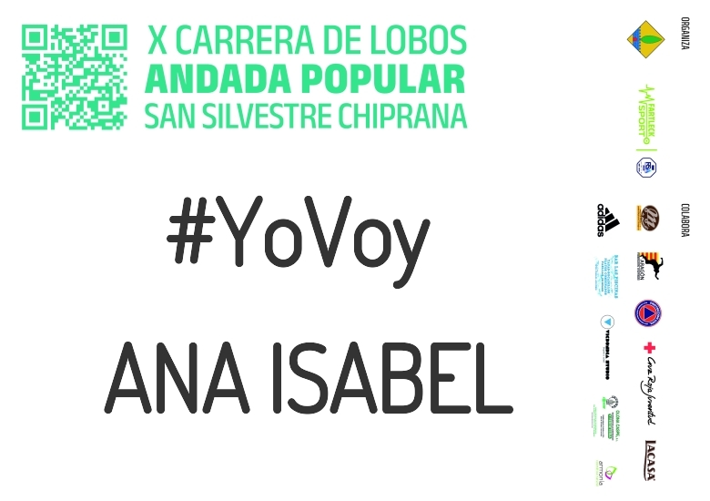 #ImGoing - ANA ISABEL (X CARRERA LOBOS CHIPRANA 2023)