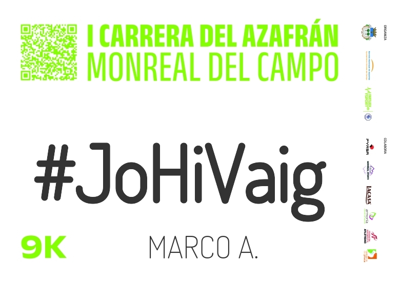 #YoVoy - MARCO A. (CARRERA DEL AZAFRAN MONREAL DEL CAMPO 2024)