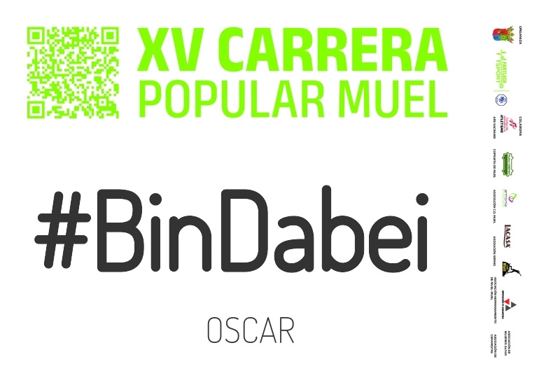 #YoVoy - OSCAR (XV CARRERA POPULAR MUEL 2025)