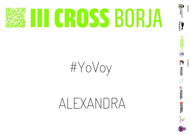 #YoVoy - ALEXANDRA (III CROSS DE BORJA 2024)
