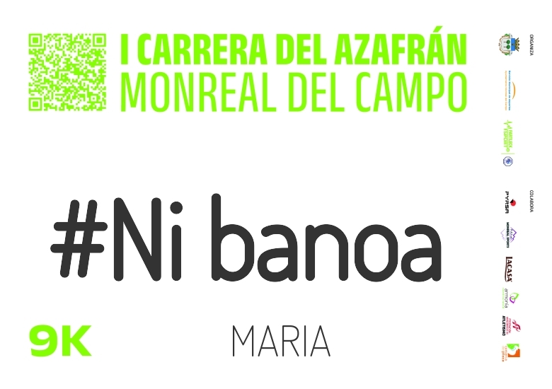 #ImGoing - MARIA (CARRERA DEL AZAFRAN MONREAL DEL CAMPO 2024)