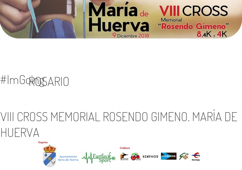 #JeVais - ROSARIO (VIII CROSS MEMORIAL ROSENDO GIMENO. MARÍA DE HUERVA)