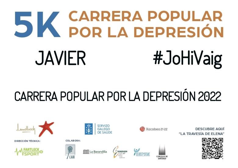 #ImGoing - JAVIER (CARRERA POPULAR POR LA DEPRESIÓN 2022)